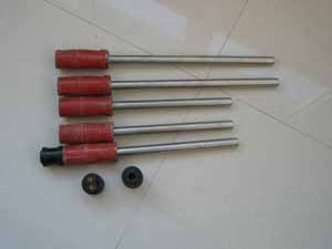 Heating rod bolts processing