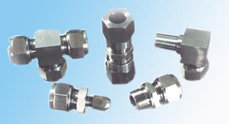 Single steel tube fittings